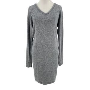 Community Aritzia Women's Blue Adelphia V-Neck Sweater Dress Size Medium